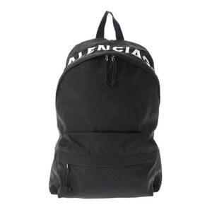 BALENCIAGA Backpack Black Nylon Rucksack Daypack